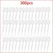 Gift2U 300pcs 1ml Transfer Pipettes, Clear White Plastic Graduated Pipettes for Resin Casting Molds Slime Art Waxing