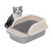  кошка туалет кошка большой туалет кошка. туалет кошка песок поддон кошка для туалет корпус открытый модель чехлы на спинки кресел песок. скол .. предотвращение кошка сопутствующие товары запах. широкий .. предотвращение кошка. большой туалет (L(5