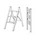  стремянка стремянка 3 уровень складной лестница aluminium . шт. тонкий легкий предотвращение скольжения выдерживаемая нагрузка 150kg многофункциональный подножка шт. место хранения удобный compact компактный складной подножка Home 