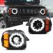  Suzuki Jimny JB23/33/43/53 передняя фара все LED передняя фара левый правый 2 шт. комплект открытие motion экстерьер детали аксессуары специальный custom детали 1998 год -2017
