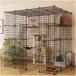  cat cage large folding cat for cage ferret cage indoor cat playpen, storage . mileage prevention many head .. strong ... cat cage cat house ... cage k rate 