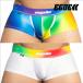 [3708]RAINBOW GRADATION super low-rise short boxer pants