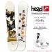  сноуборд доска женский 2 позиций комплект HEAD head PEARL 2026 модель FLOW поток Vine сноуборд начинающий Flat запирающийся шкафчик панель бренд девушки белый кошка 