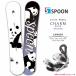  сноуборд доска комплект мужской женский 2 пункт сноуборд крепления SPOON ложка CHARM 24-25 начинающий glatoli Camber панель легкий белый чёрный Panda 