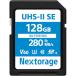 Nextoragenek хранение внутренний производитель 128GB UHS-II V60 SDXC карта памяти F2SE серии 4K максимальный считывание .. скорость 280MB/s максимальный вписывание скорость 100MB/s NX-F2SE128G
