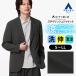 [ европейская одежда. Aoyama ] tailored jacket мужской тонкий весна лето угольно-серый выставить одиночный товар костюм большой размер 2 кнопка одиночный ...2way стрейч 