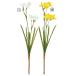  Новый год искусственный цветок .... товар нарцисс ×6...×2 снег средний цветок ...... Japan z Ise n Япония нарцисс gakak. покупатель narukiss золотой . серебряный шт. Aska ASCA Aska association 