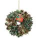  рождественский венок сухой цветок организовать .... товар dry дерево. реальный. рождественский венок 25cm зеленый forest рождественский венок сухой цветок снег 