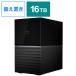 WESTERN DIGITAL�����դ�HDD My Book Duo 2021EX �֥�å���WDBFBE0160JBK-JEEX