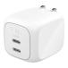 BELKIN BelkinCubicCharger50W2 порт маленький размер зарядное устройство WCH019qcWH