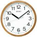  Seiko radio wave wall clock KX249B tea 