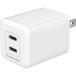  Tama электронный промышленность PD30W розетка charger C×2 [2 порт /USB Power Delivery соответствует /GaN(.. канава um) принятие ] TSAP157C2W