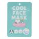 粧美堂　スヌーピー クールフェイスマスク GREEN　