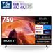 ˡSONYBRAVIA(֥ӥ)  վƥ 75V 4K塼ʡ¢KJ-75X80Lɸ̵