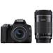  Canon CANON цифровой однообъективный зеркальный камера ( двойной zoom линзы комплект ) черный EOS Kiss X10 двойной zoom комплект черный 