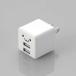 �G���R���@ELECOM�@AC�[�d�� �X�}�z�E�^�u���b�g�p 2.4A�o�� USB-A���X2�|�[�g �z���C�g�t�F�C�X�@MPA-ACU11WF