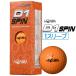  Honma Golf мяч для гольфа D1 SPIN{1 рукав (3 лампочка )/ orange } BTQ2301 BTQ2301_OG