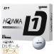�{�ԃS���t�@�S���t�{�[�� HONMA D1�{�[�� 1�_�[�X(12��)/�z���C�g �y�ԕi�����s�z�@BT2401_WH