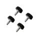  длина хвост завод монитор для VESA рука поворот винт M4 [ длина 10mm 4шт.@] черный NB-VESA-SCREW-HAND