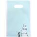  индиго MOOMIN Moomin упаковка ручная сумка винил пакет tei Lee сумка S лицо голубой 7 листов входит MP790