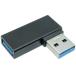 SSA сервис USB L type левый направление изменение коннектор USB3.0( женский ) - USB3.0( мужской ) [Type-A мужской ] черный SUAF-UAML3