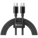 MCDODO��100W Type-C to Type-C Transparent Data Cable 1.2m Mcdodo Black��BMDCA367-12-BK