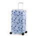 A.L.I ALI - эластичный чемодан покрытие BOX-M цветок серый чемодан покрытие BOX-M
