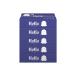  универсальный бумага Hello compact box tishu150 комплект 5P
