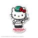 zenelaru стикер HONDA× Hello Kitty da ikatto стикер рабочая одежда LCS-1719