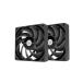 THERMALTAKE кейс вентилятор x2 [120mm /2000RPM] TOUGHFAN 12 Pro 2Pack черный CL-F159-PL12BL-A
