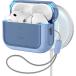 ESR Orbit AirPods Pro 3 кейс MagSafe соответствует падение ударная абсорбция покрытие с ремешком . пудра голубой 1C02000502-Powder Blue