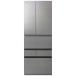  Toshiba TOSHIBA рефрижератор 6 дверь 551L French дверь ( двустворчатая дверь ) VEGETA( Vegeta ) FZ серии ширина 68.5cm пепел серый juGR-Y550FZ-ZH( стандарт установка бесплатный )