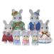  Epo k фирма EPOCH ( свечение bar 40 anniversary commemoration товар ) Sylvanian Families C-81 хлопчатник заяц Family Celeb рацион комплект 