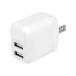 OWLTECH USB Type-A×2 AC зарядное устройство [2 порт /Smart IC соответствует ] белый OWL-AC12WA2-RWH