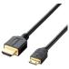 ���쥳�ࡡELECOM��HDMI�Ѵ������֥� �֥�å� [1.5m /HDMI��miniHDMI /����������ɥ����� /4K�б�]��CAC-HD14EM15BK