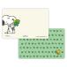  Japan отверстие Mark Mini сообщение карта Snoopy .... clover EPN-841-119