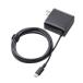  Sanwa Supply USB PD соответствует AC зарядное устройство (PD65W*Type-C кабель в одном корпусе ) ACA-PD110BK