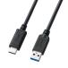 掠ץ饤USB-A  USB-C֥ [ /ž /0.5m /USB3.2] ֥åKU31-CA05