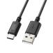 ����掠�ץ饤��USB 2.0 Type-C�����֥�(C-A��0.5m���֥�å�)��KU-CA05BK