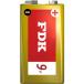 FDK щелочные батарейки 9V форма 9V 1 шт упаковка 6LR61(S)