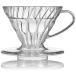 HARIO V60 проникновение дриппер 01 прозрачный HARIO VDR01T