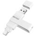 BUFFALO USB3.2(Gen1) соответствует Type-AC обе соответствует поворотный USB память [64GB / USB TypeA+USB TypeC / USB3.2 / поворотный ] RUF3-ACR64G-W/C