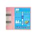  Viewt n Flat файл PP A4 вертикальный 5 листов упаковка розовый FF-A4S-P5