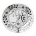 ARABIA�@�p���e�B�b�V �I�[�o���v���[�g �M 24.5cm �u���b�N �m���K�i�n�@1005394