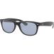  RayBan NEW WAYFARER WASH LENS RB2132F 601/64 55mm автомобиль i колено черный / crystal голубой серый RB2132F_601/64(55)_