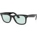  RayBan Ray-Ban солнцезащитные очки WAYFARER WASH LENS RB2140F 901/64 52mm автомобиль i колено черный / crystal голубой серый RB2140F_901/64(52)