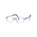  Nagoya очки детский Kids E 5~8 лет оправа для очков TKEC28 45mm ( прозрачный лиловый / прозрачный лиловый ( Heart ))