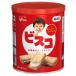 【非常食】江崎グリコ　ビスコ保存缶　5年6か月保存　1箱　(10缶入)