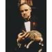  "The Godfather" ma- long brand Godfather Marlon Brando import photograph approximately 20.3x25.4cm 23213