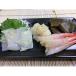 fu.... налог рыба Цу город Toyama. . ткань . sashimi 4 вид еда . сравнение ( борт кальмар * ложный палтус *bai.* северная креветка ) каждый 1 листов 